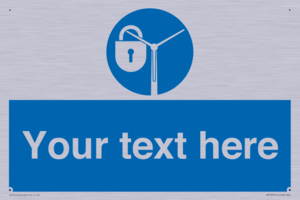 Custom mandatory lock rotor blades